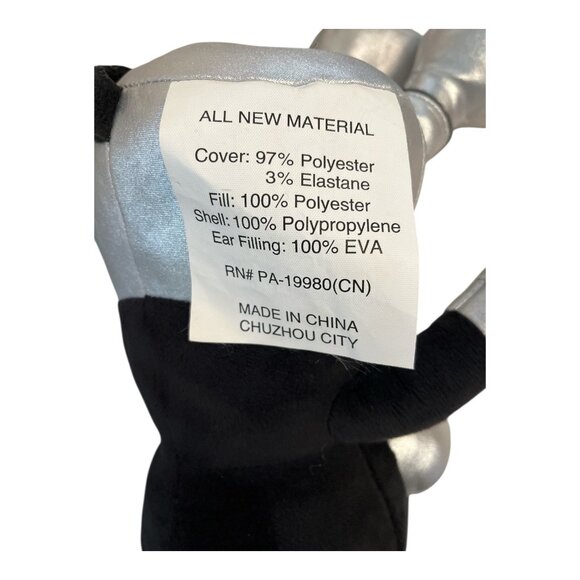 Disney 100 Silver Mickey Mouse Coin Bank | 15" Plush-Style CVS Exclusive 2023 - Picture 5 of 5